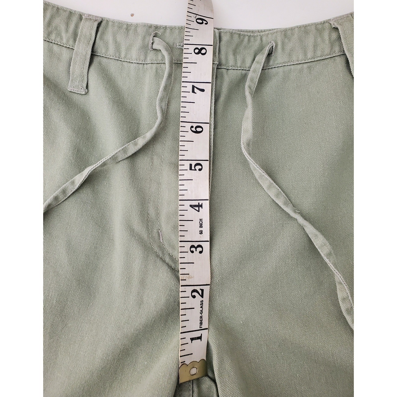 Vintage 90s Express Bleus 100% cotton shorts khaki cargo green army safari 2