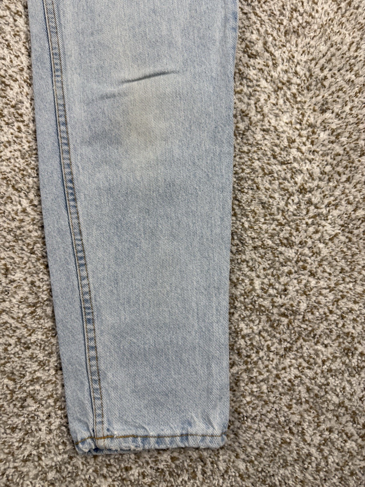 VINTAGE Levi’s 15921 Orange Tab Light Wash Tapered Fit High Rise Jeans Women’s M