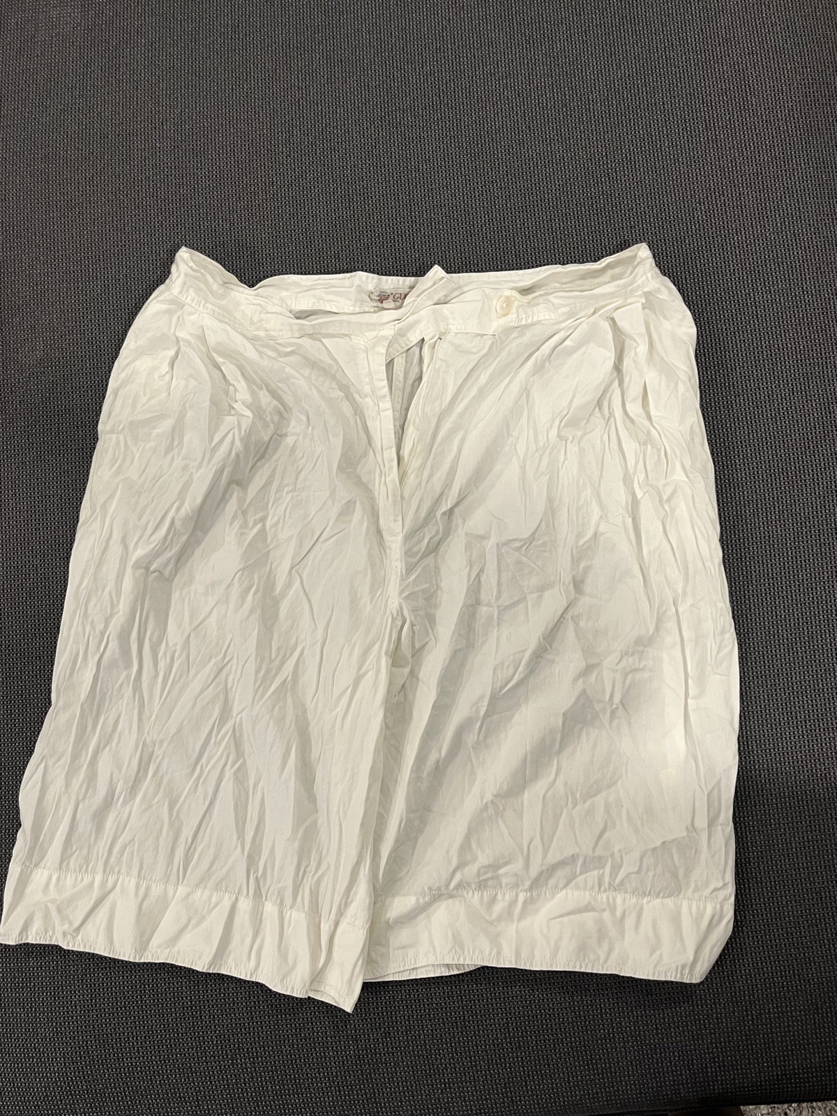 Vintage GUCCI Cotton Shorts ITALY White 48