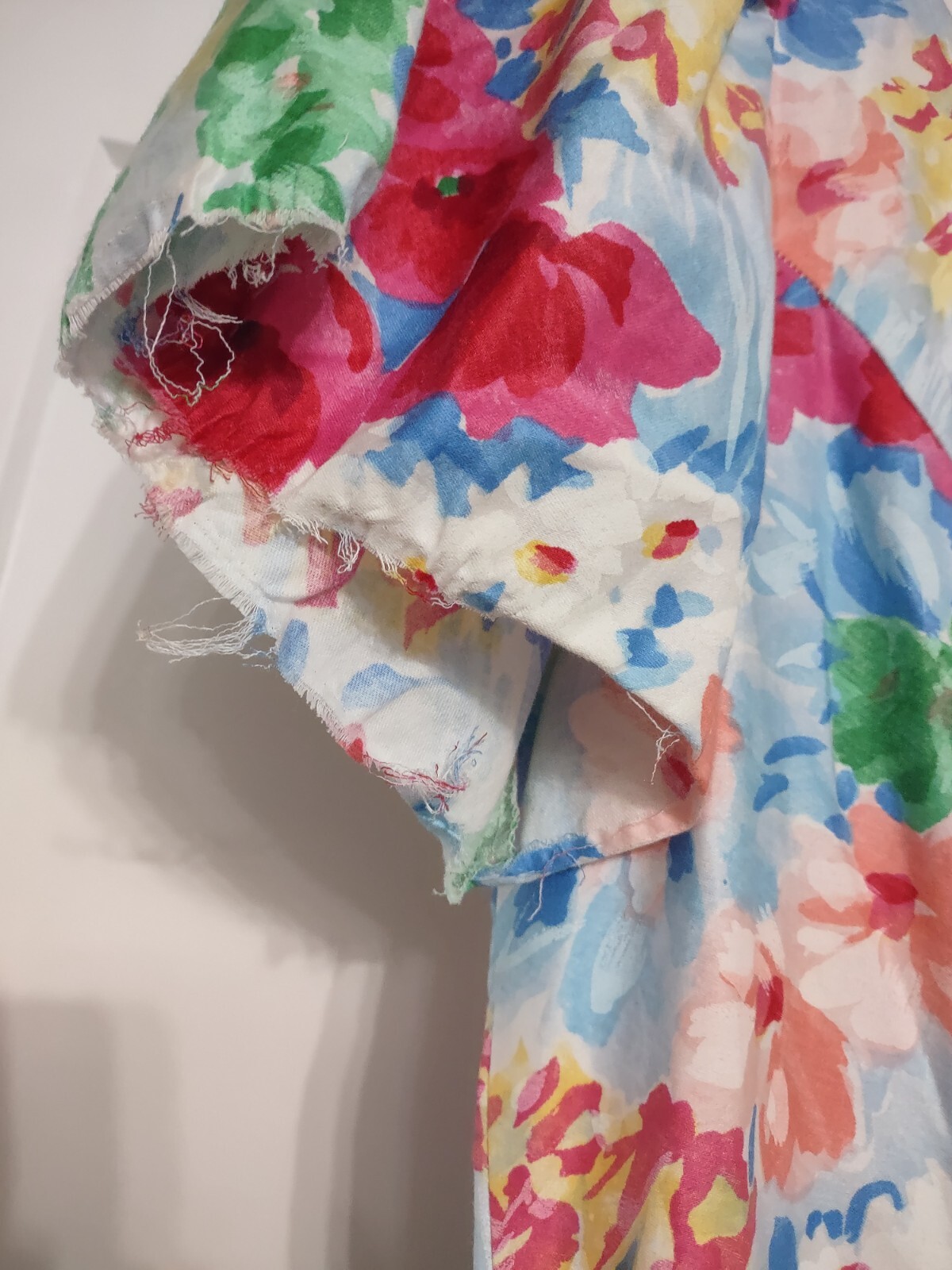 Vintage 1980s Misty Lane Floral Tea Dress Cottagecore Fit N Flare Midi Length