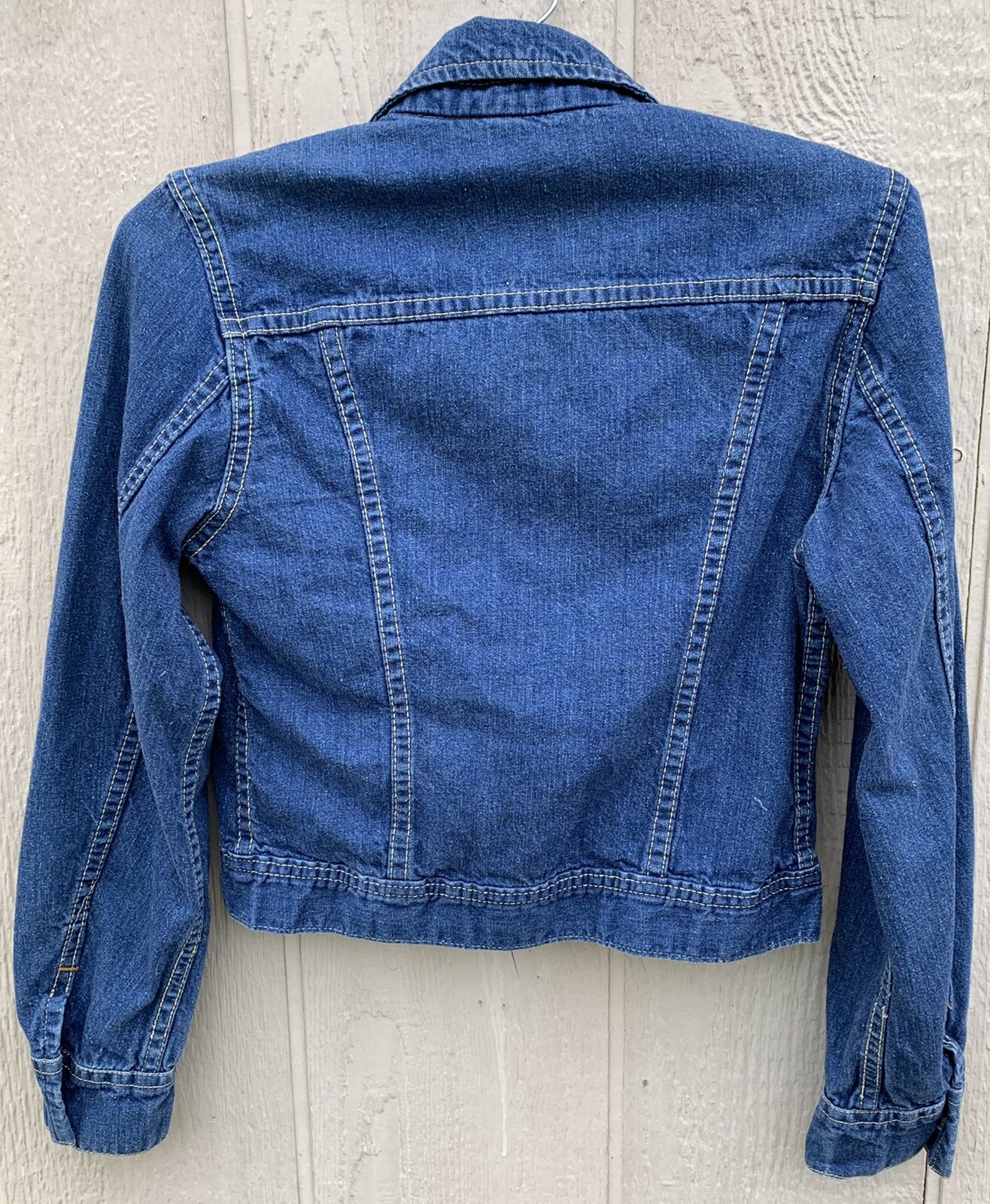 vintage Lady Lee denim jacket jean jeans jacket made in USA Size 7 8