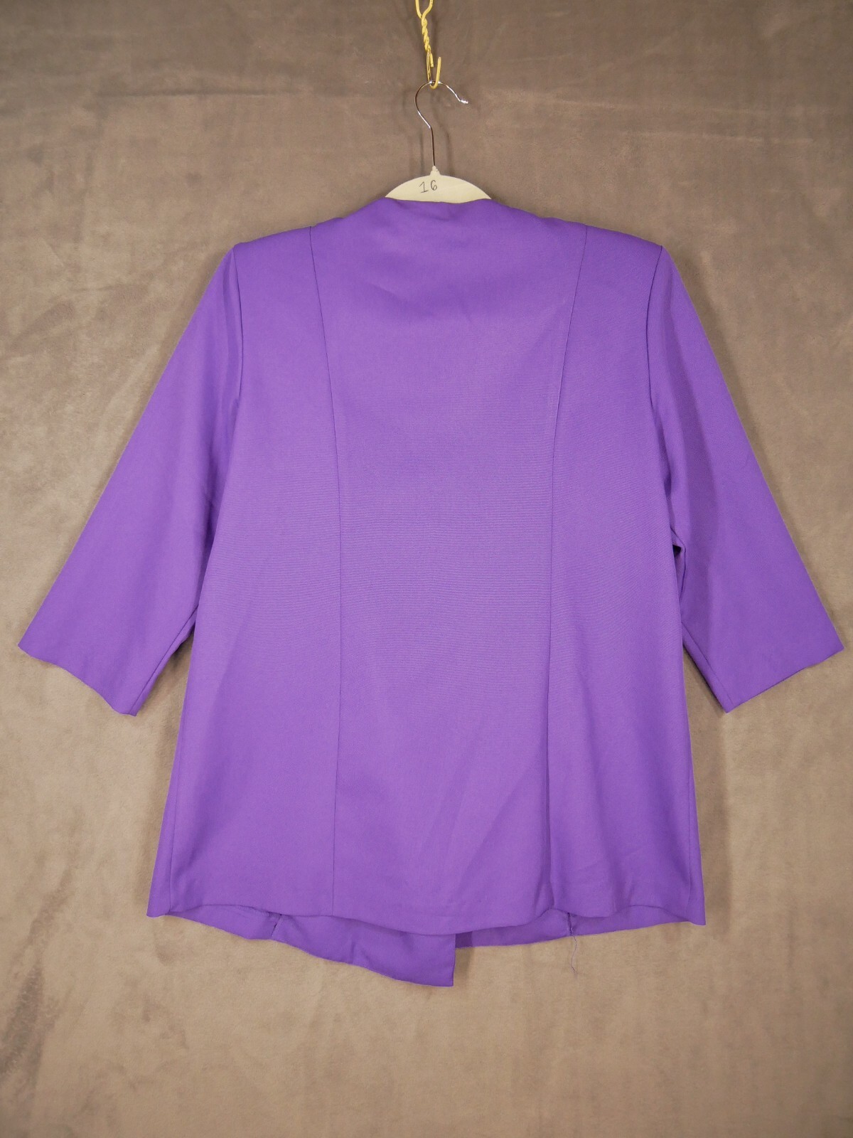 Vintage 80s Purple Blazer Women’s Size 12 Career Removable Dickie