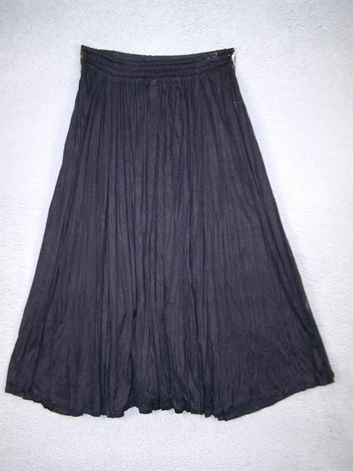 Vintage Thums Up Dress Women’s Medium 8 10 Black 2-Piece Sequined Rhinestones