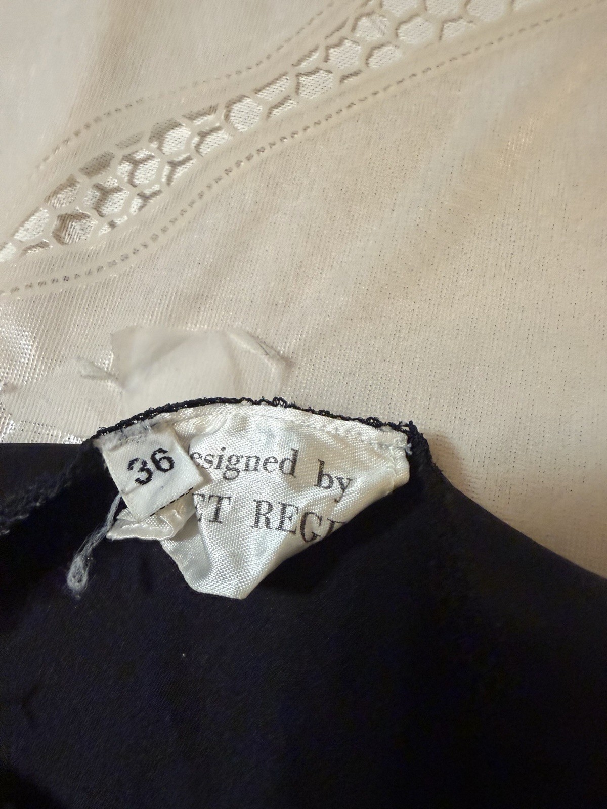 Janet Reger 1985 Beauchamp Collection Silk Camisole and Panties