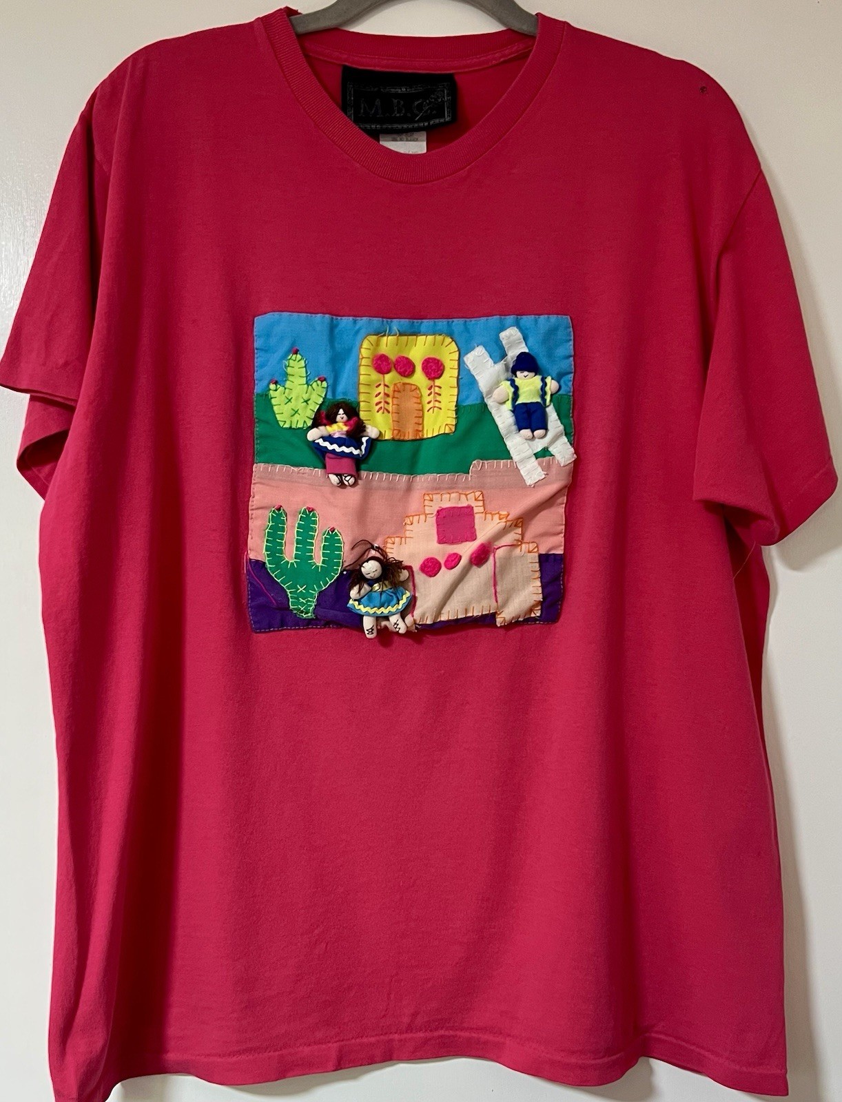 Pink Vintage Tshirt M.B.C. Doll Shirt Womens Single Stitch One Size