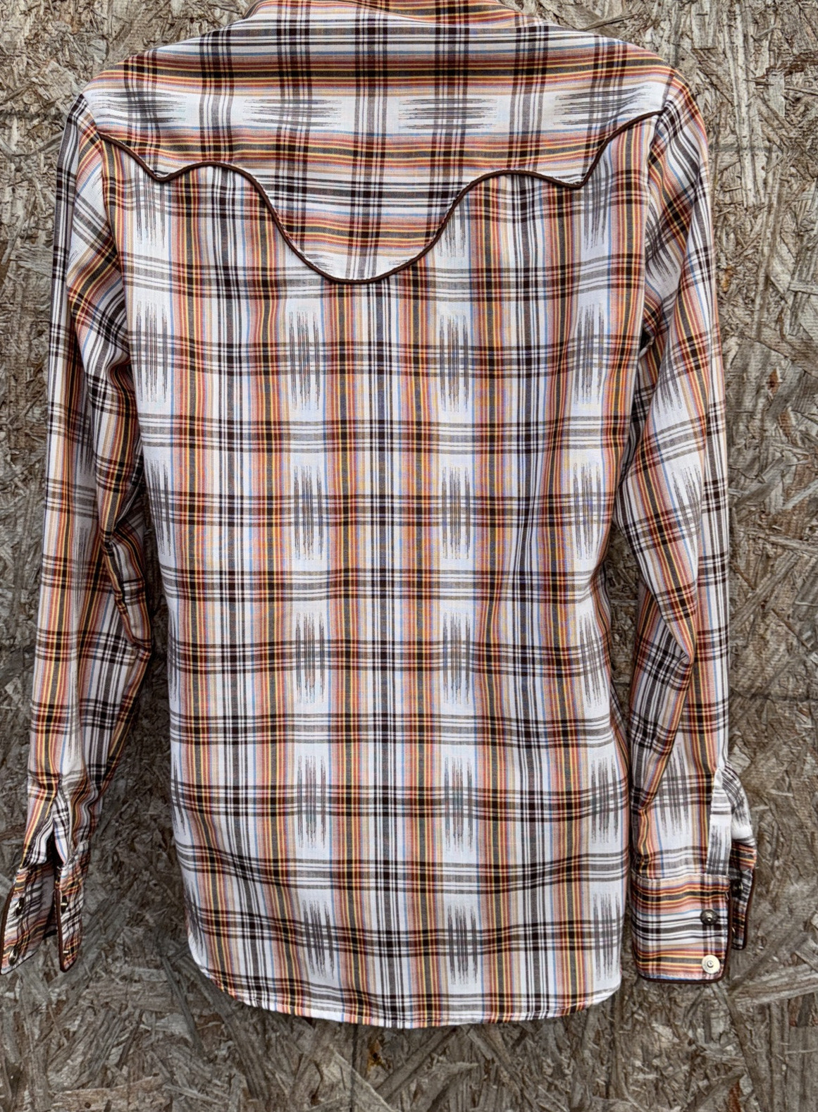 Vintage Tem Tex Cowgirl Western Shirt Size 8/30 Women’s Pearl Snap Texas Made