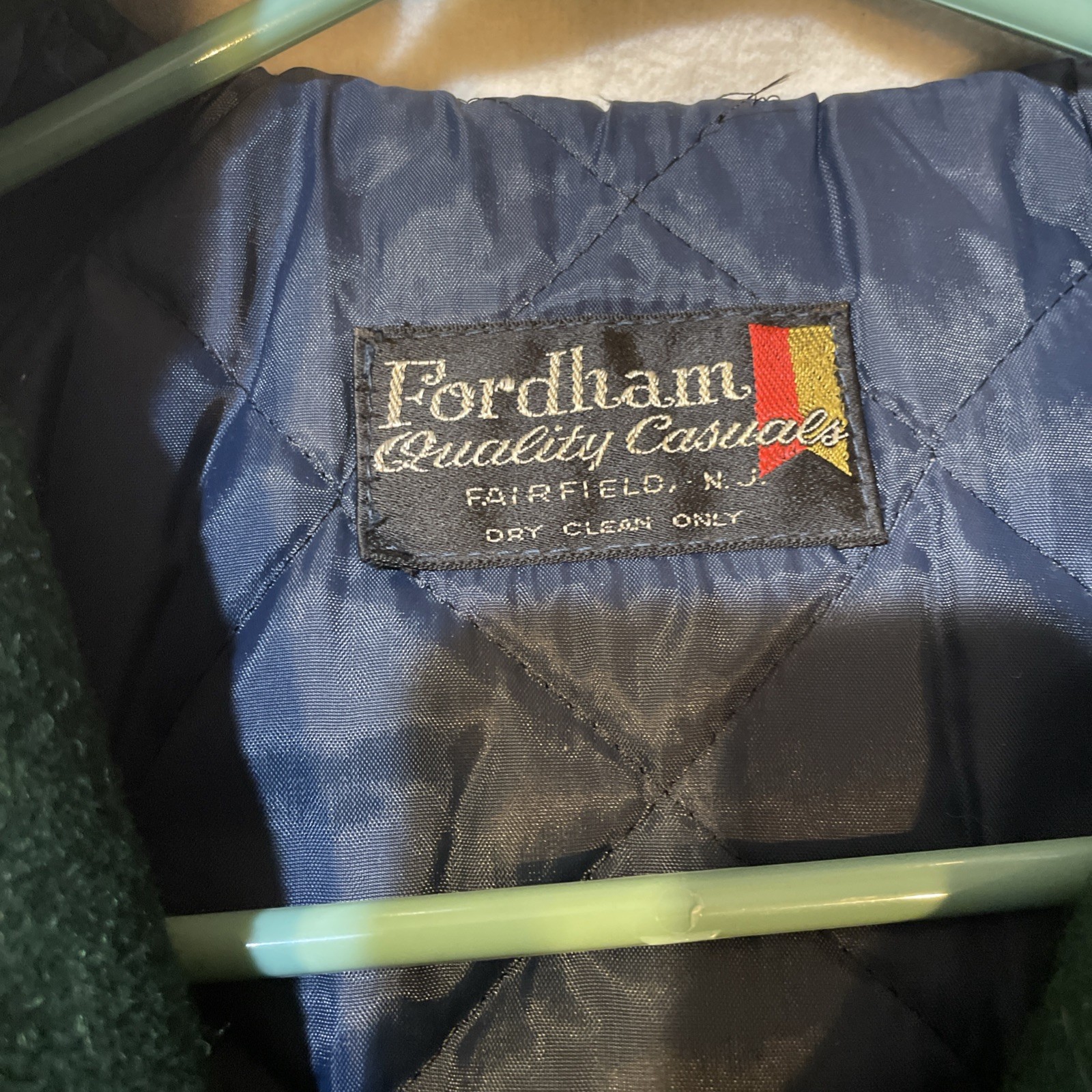 Vintage 1980s Fordham Varsity Chorus Jacket Unsure Size Excellent Condition