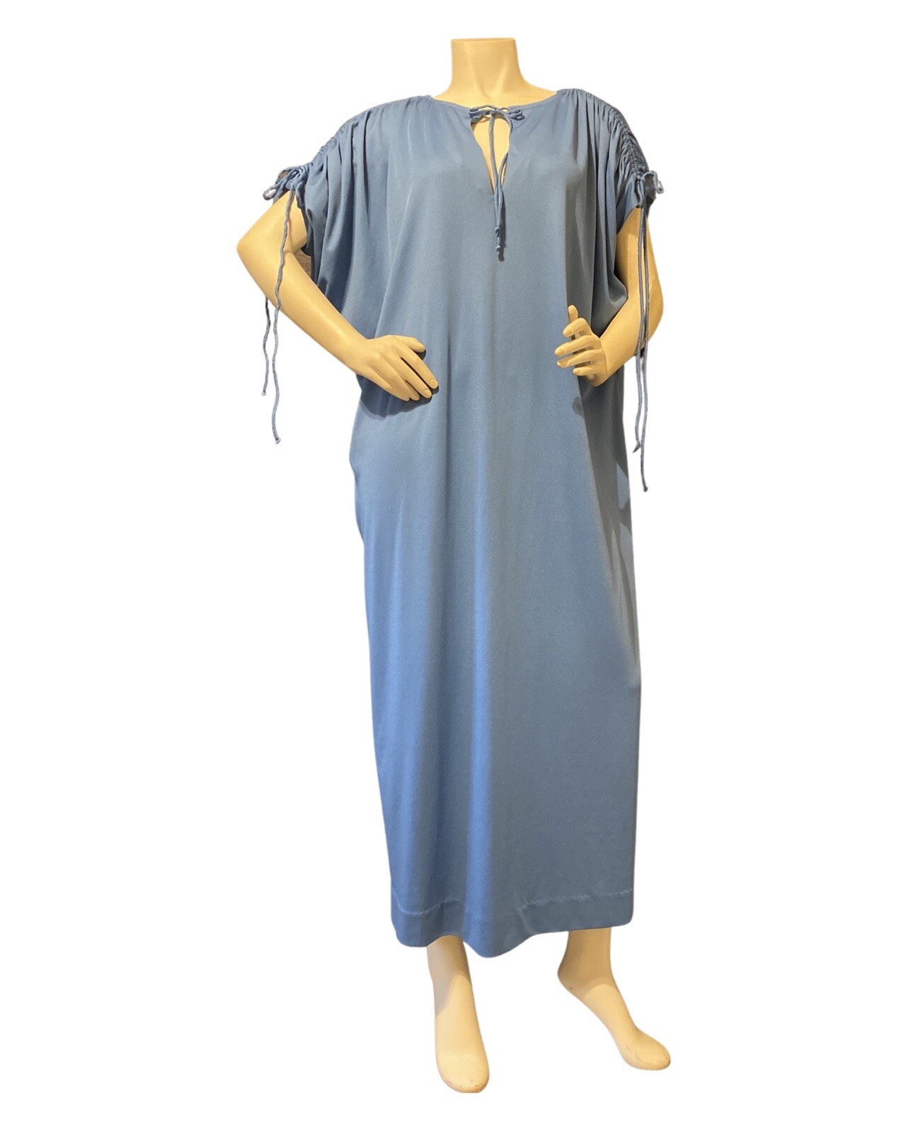 Lounge Craft Original Caftan Vintage 1970s Knit Jersey Draped Lounge Wear OSFM