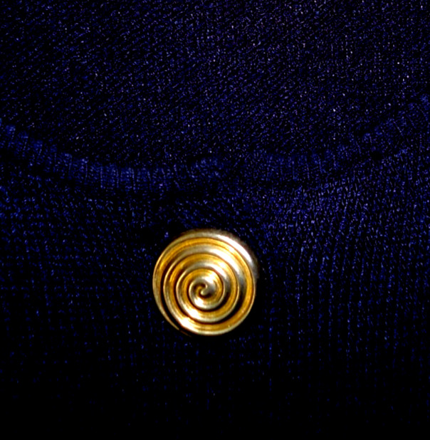 Vtg-80s Danielle by Laura Navy Blue Ladies Acrylic Nylon Cardigan Jacket-3X