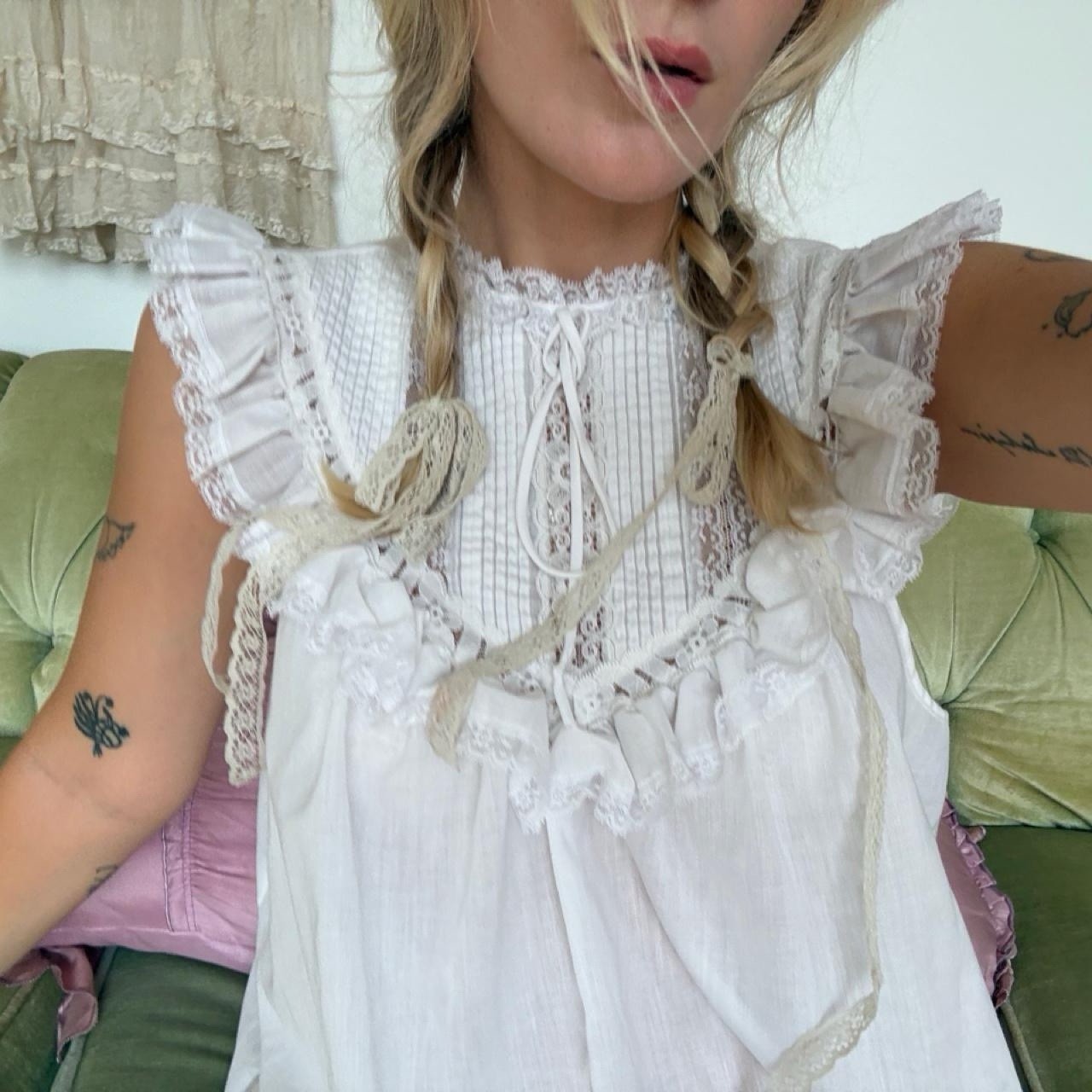 70’s Lace Babydoll Nightgown