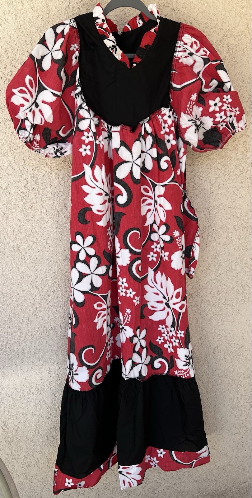 Carol Bennett Hawaii Muu Muu Inspired Dress Hawaiian Tiki Aloha L Vintage