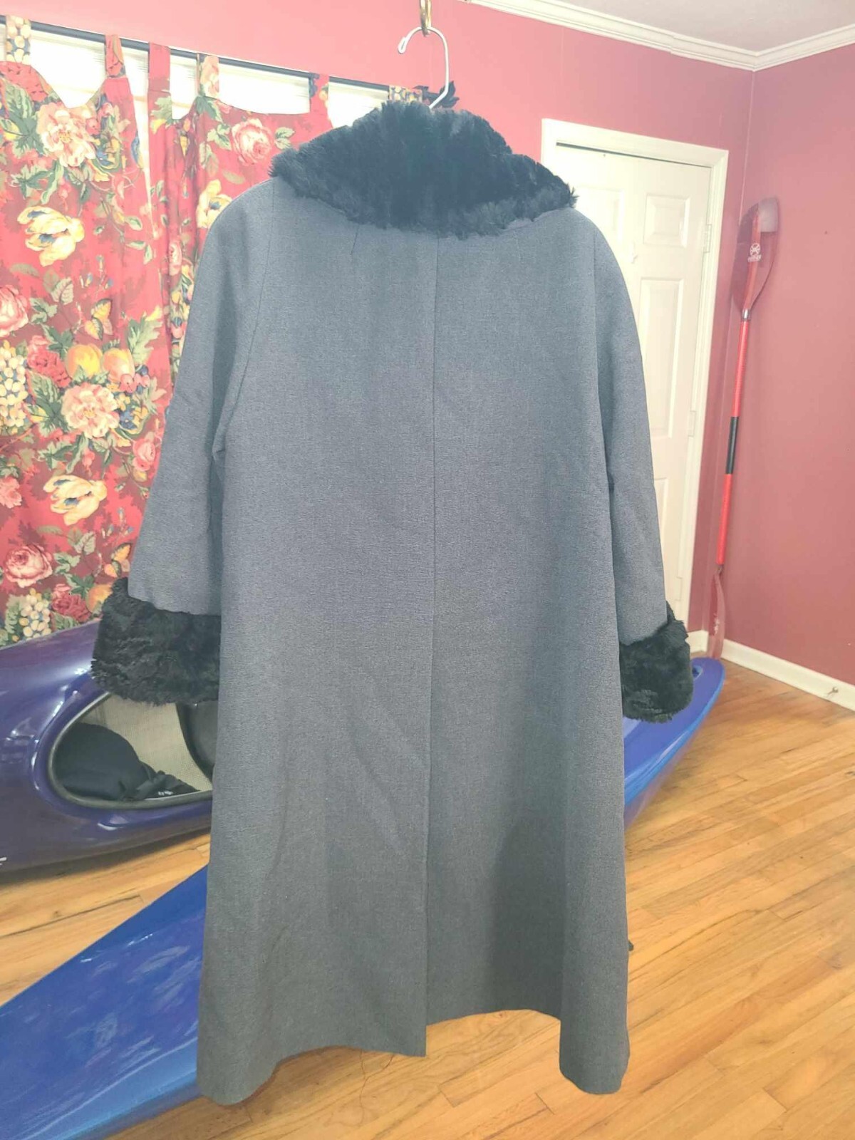 Vintage 1955-1963 Women’s Charcoal Gray Dress Coat Union Made