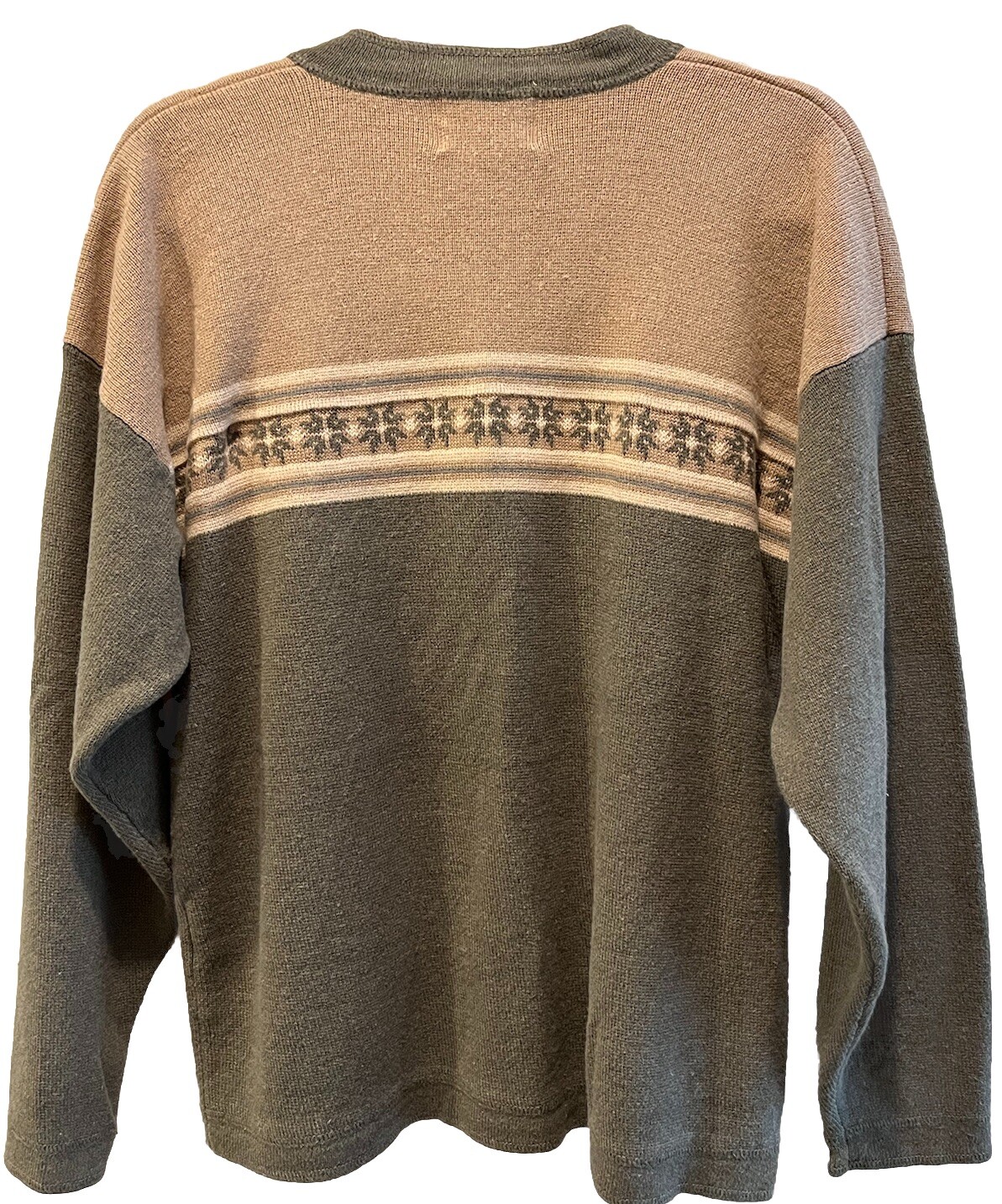Woolrich Womens Large Rami Cotton Sweater Button Down Cardigan Vintage