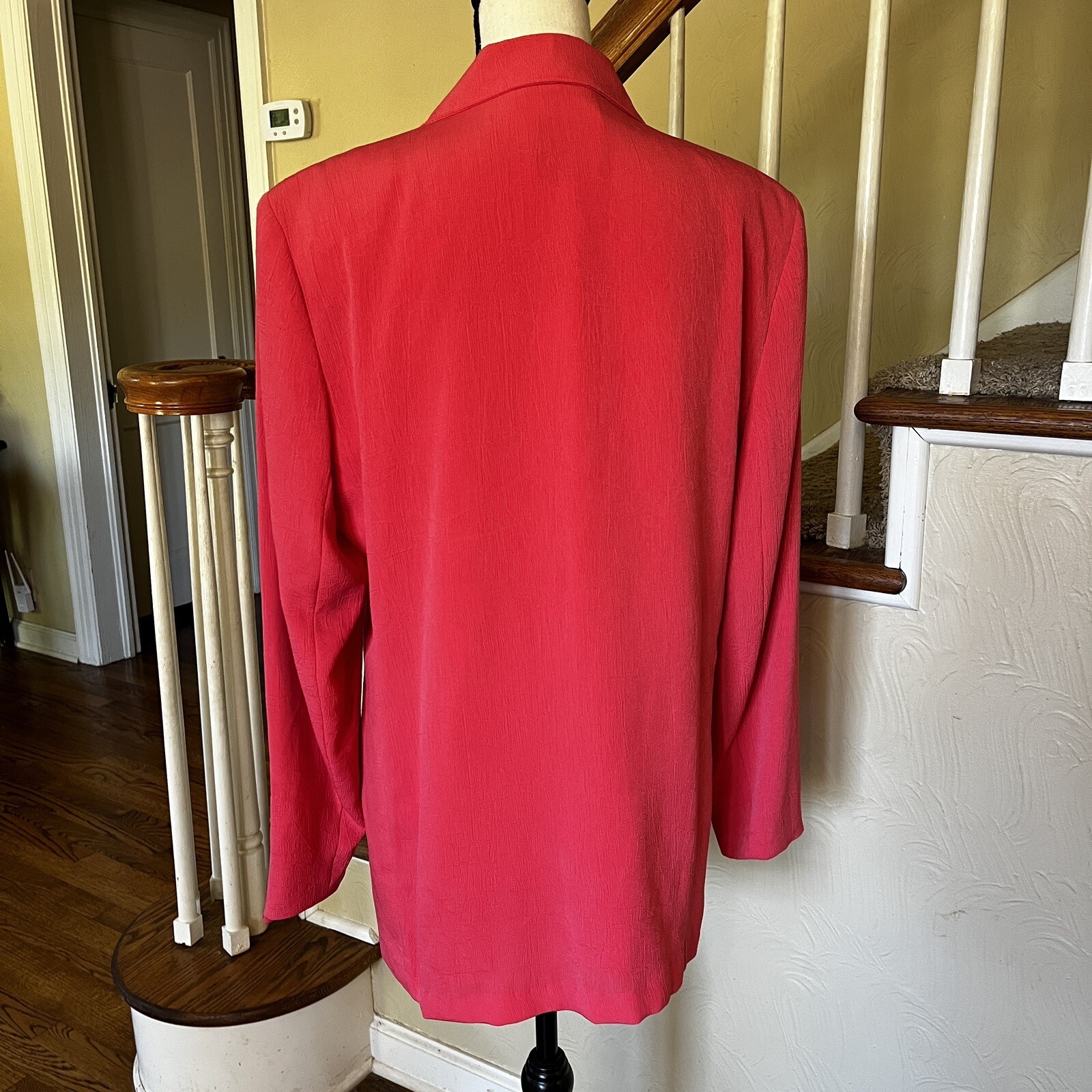 VTG City Girl By Nancy Bolen Blazer Hot Pink Women’s L EUC