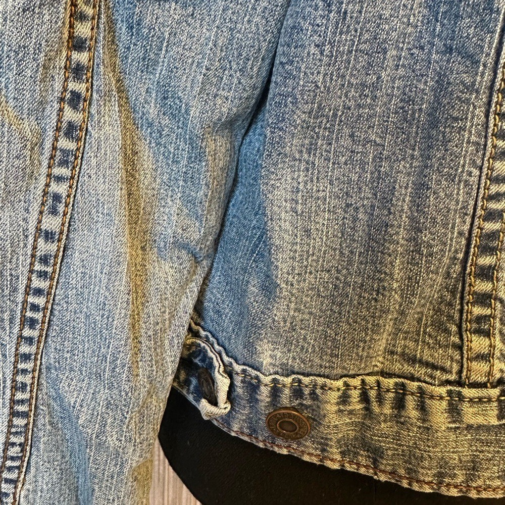 Levi Strauss Signature Denim Jacket Light Wash Women’s Size 12/14 Y2K