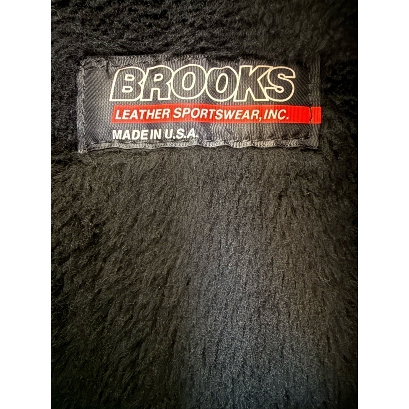 Brooks Jacket Black Size 36 Zip Liner USA