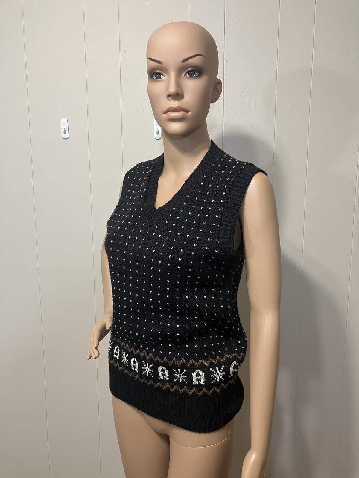 Women’s Vintage „Etienne Aigner Pullover V Neck Knit Sweater Vest Size Small