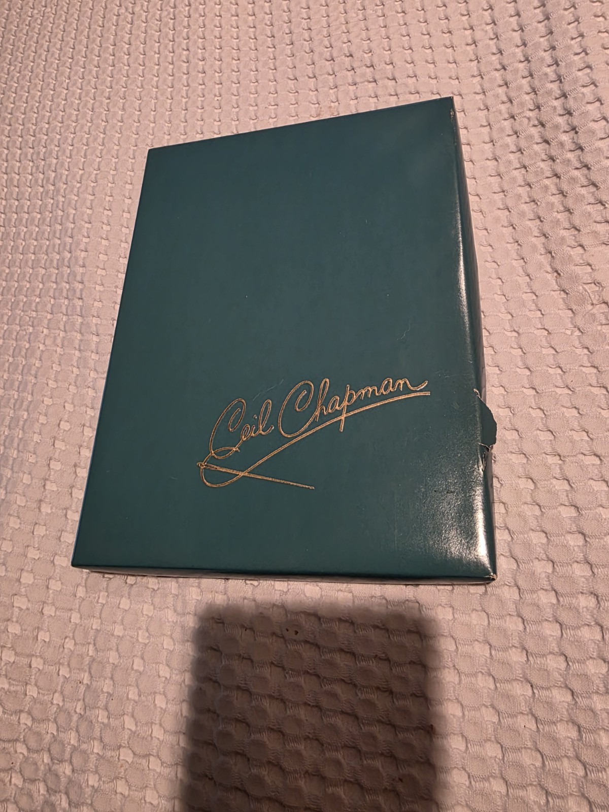 Ceil Chapman Vintage 1 Pair 100% Nylon Stockings Thigh High With Seam Size 9 M