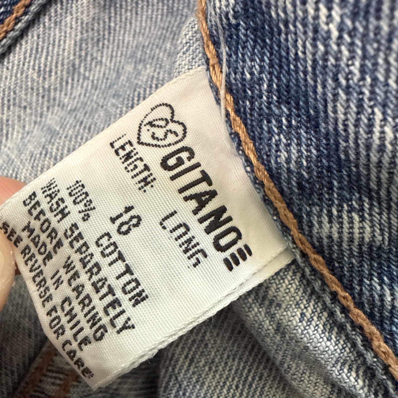 PS Gitano High Waist Pleated Tapered Mom Jeans Sz 18 Long Acid Wash 80s Vintage