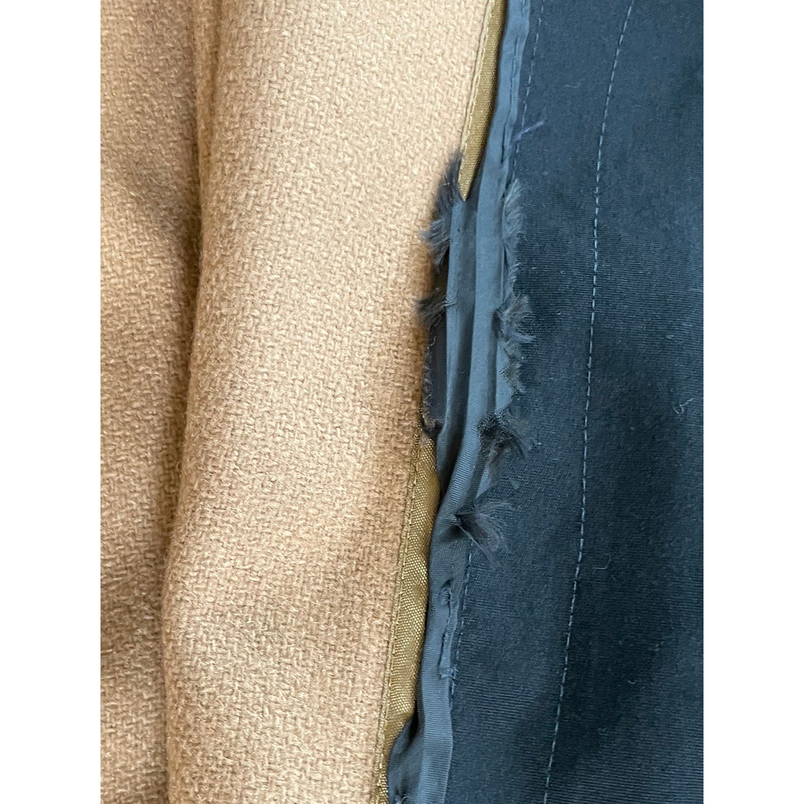 Misty Harbor Womens 14 Reg Trench Coat Beige Vintage Belted ILGWU Made in USA