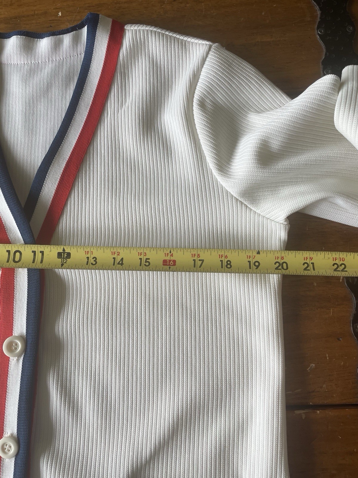 Vintage Nautical Preppy Tennis Twin Set Sweater Cardiigan Vest Top Shirt USA