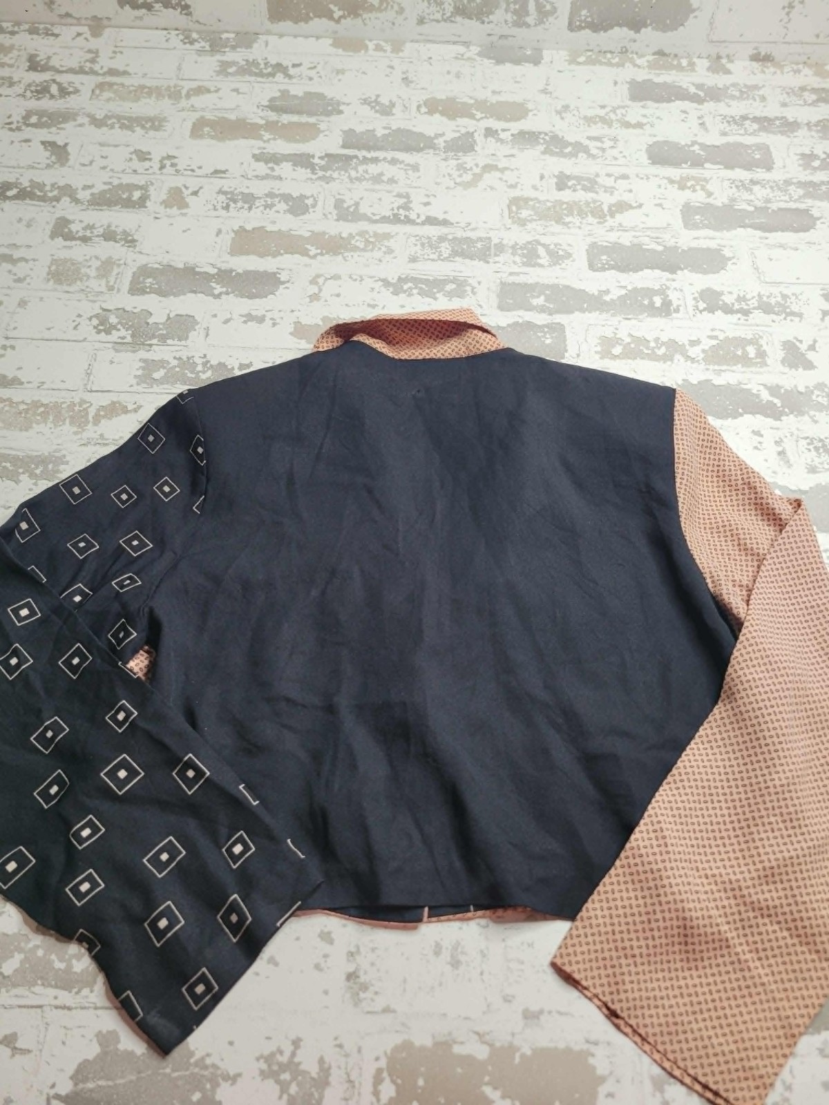 VINTAGE Marnie West Cropped Blazer Women’s Large 1980s Padded Shoulders
