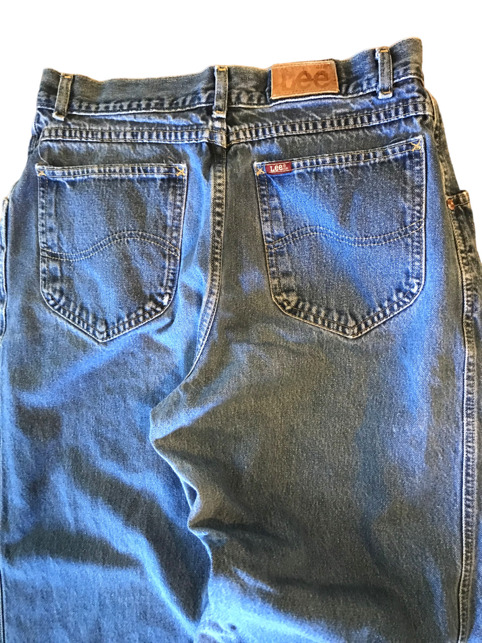 Pleated High-Waisted Jeans, Riders by Lee Vintage 80s Union Label Size 13