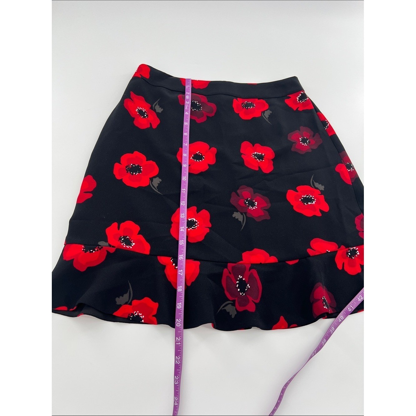 KATE SPADE Poppy Tiered Ruffle A-Line Skirt office feminine 90s basic classic