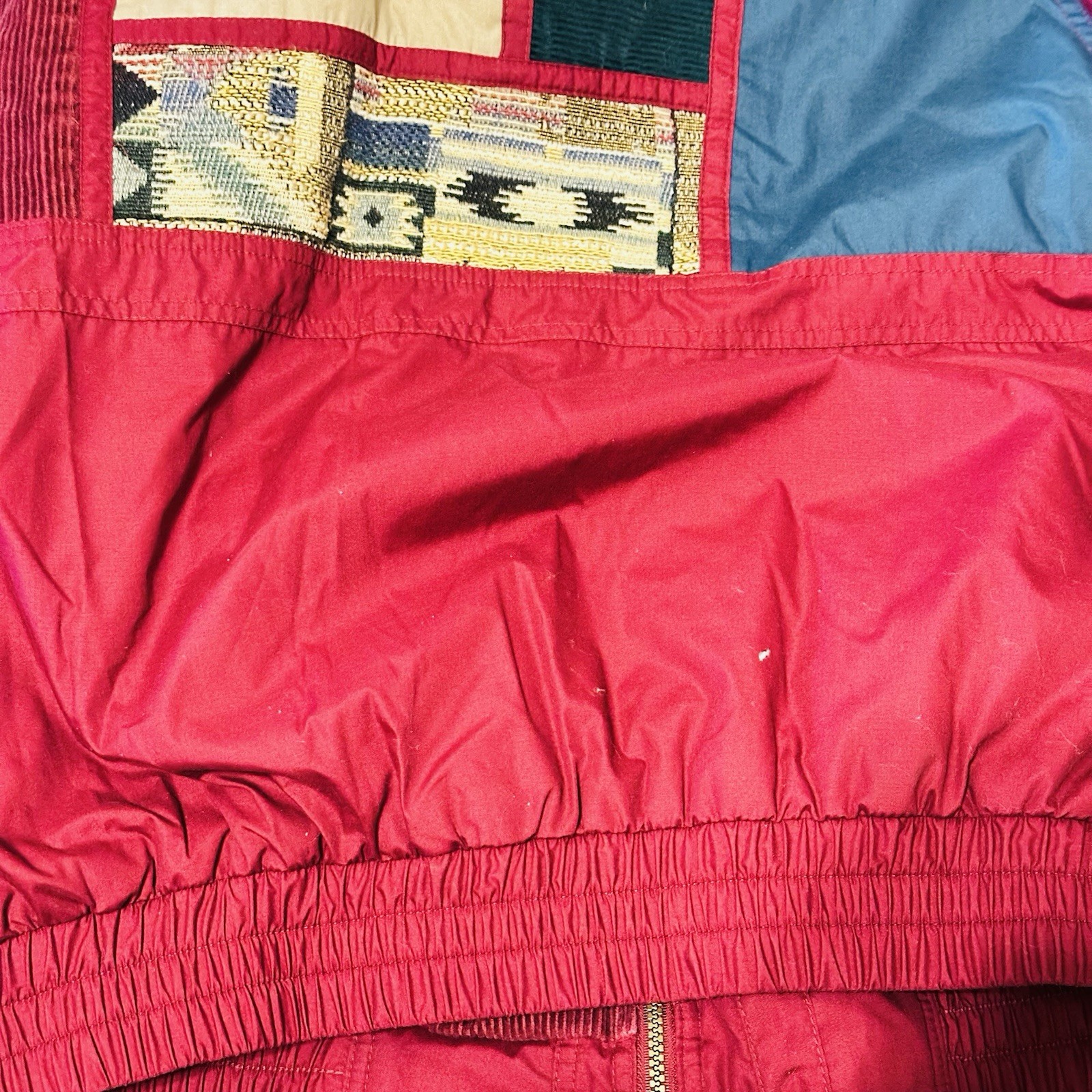 Vintage Retro 80s/90s Innovations By Izzi Ski Jacket Corduroy Aztec Panels Med