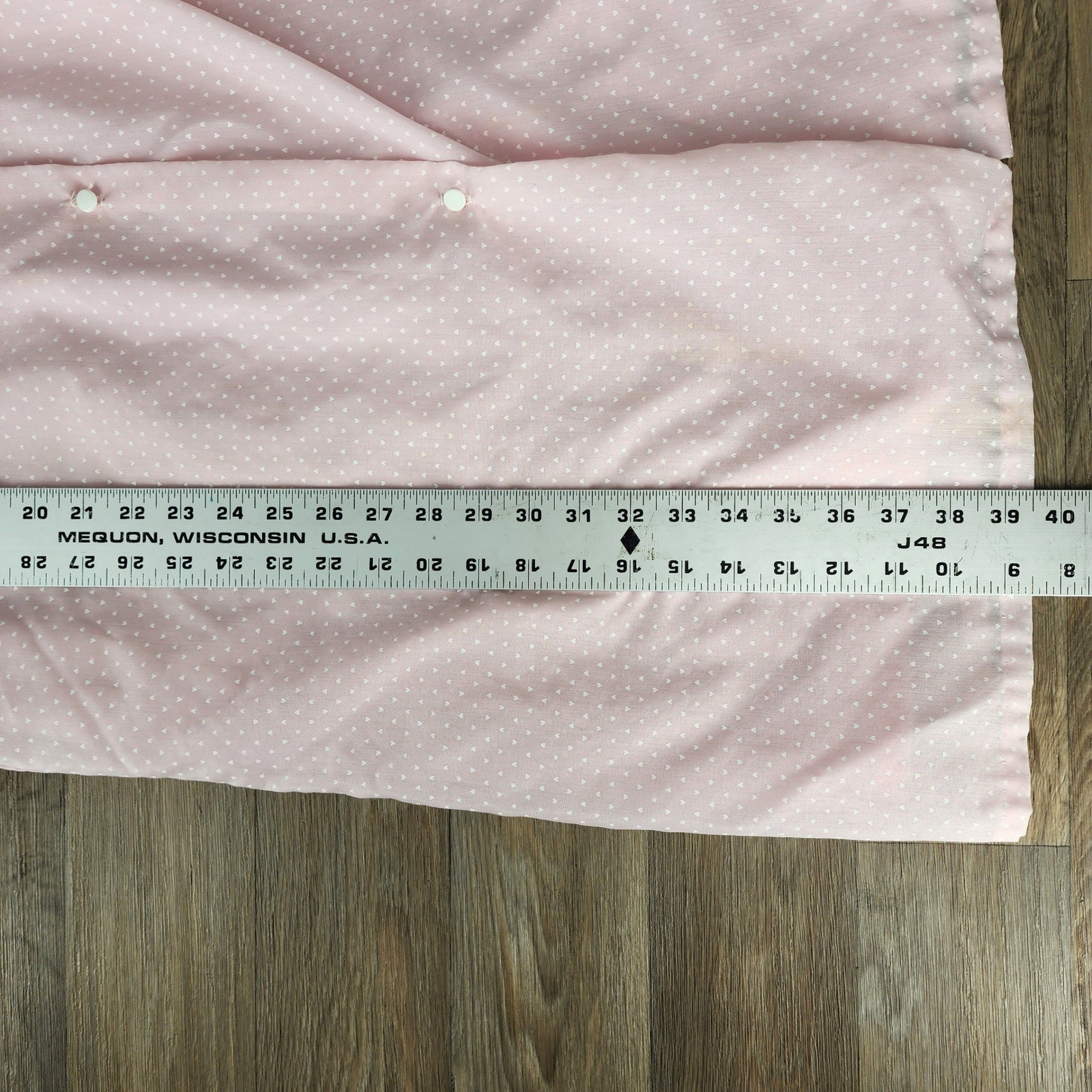 Vintage Tara New York Pink Heart Print Nightgown and Robe Set Small Housecoat