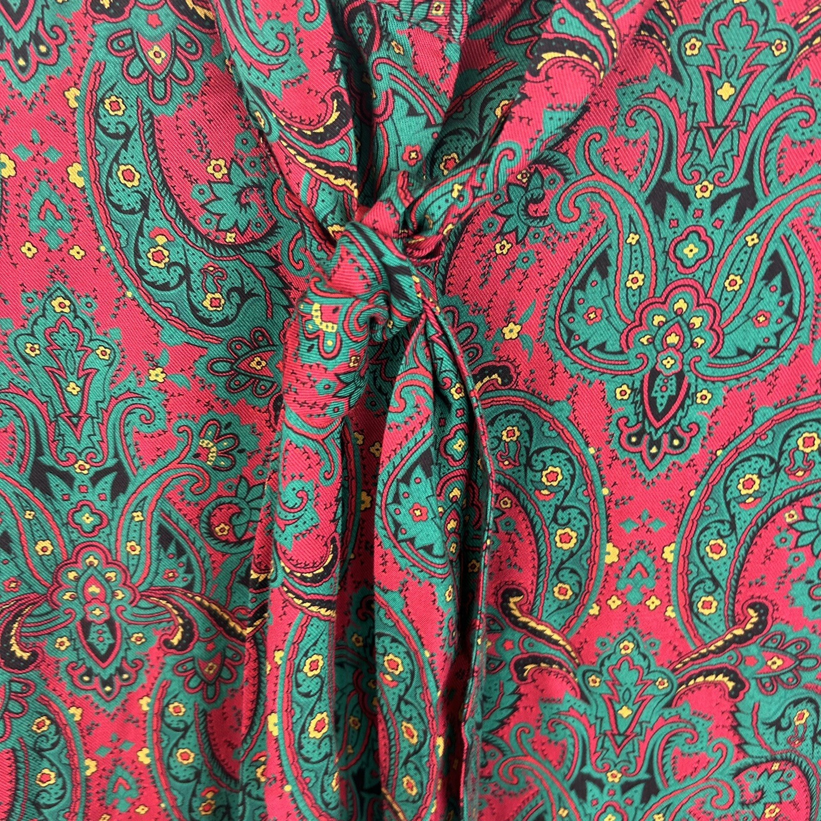 Vintage Country Sophisticates Pendleton Top Womens 8 Secretary Chic Paisley Y2K