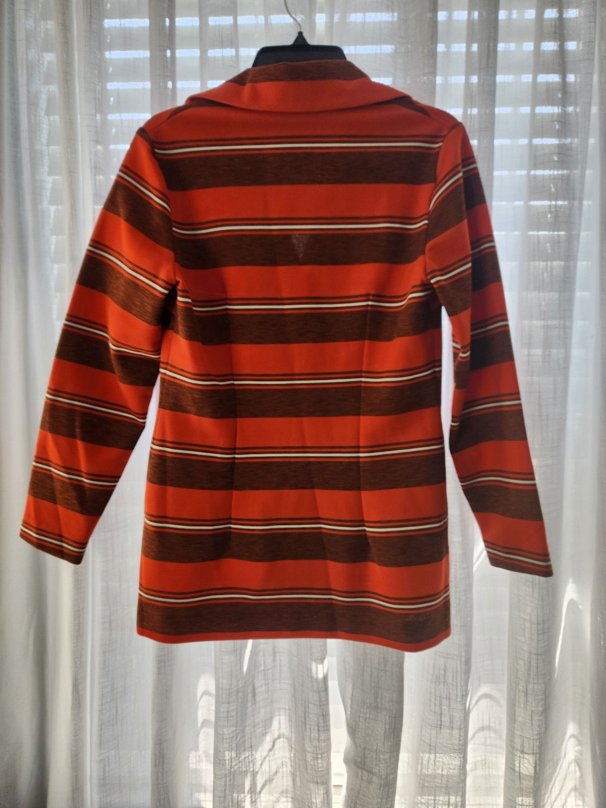 Vintage 70s Donovan Galvani Striped Jacket, Size Estimate Small
