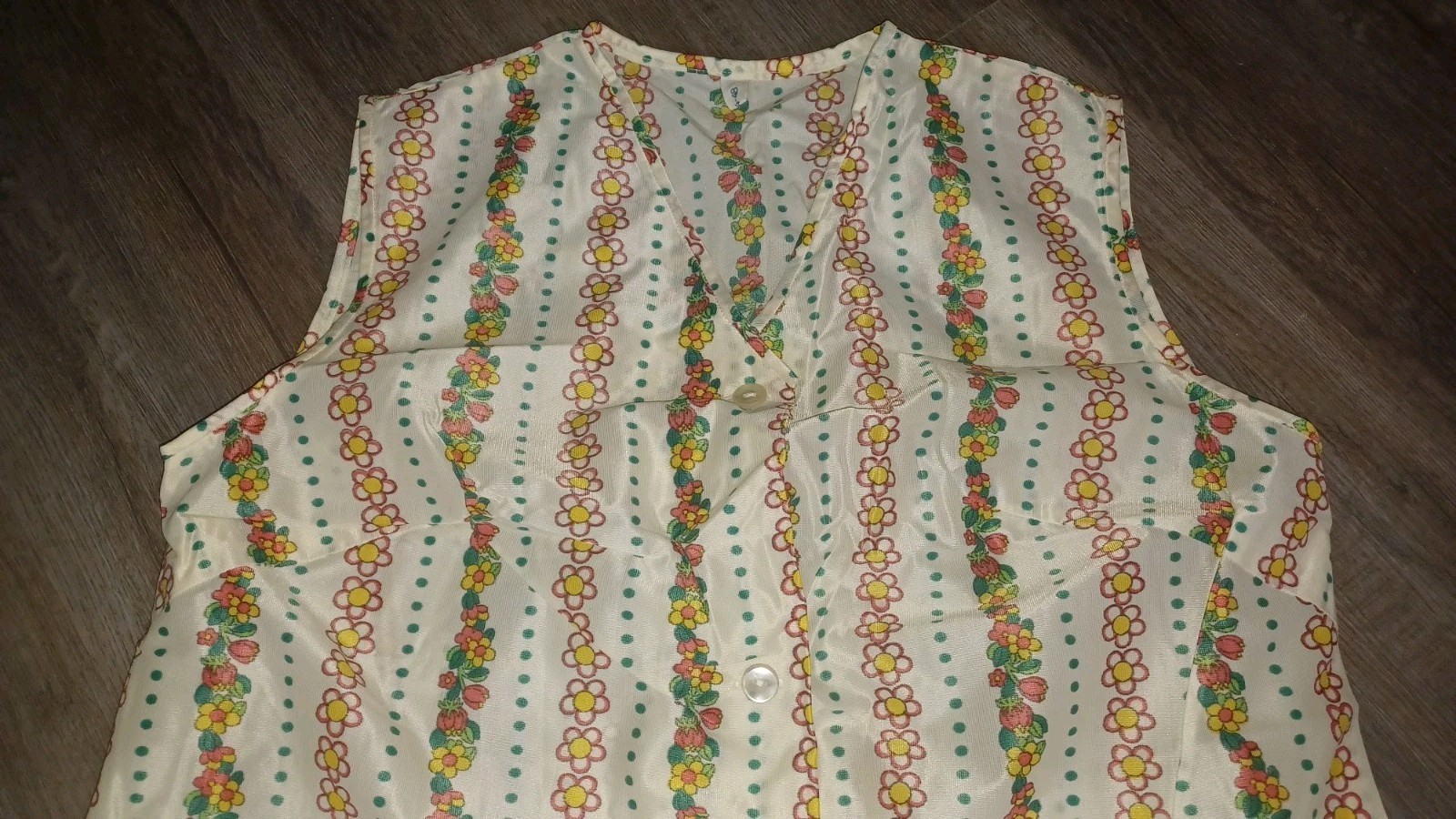 Vintage 1970s House Chore Dress Floral Cottage Core Grannycore