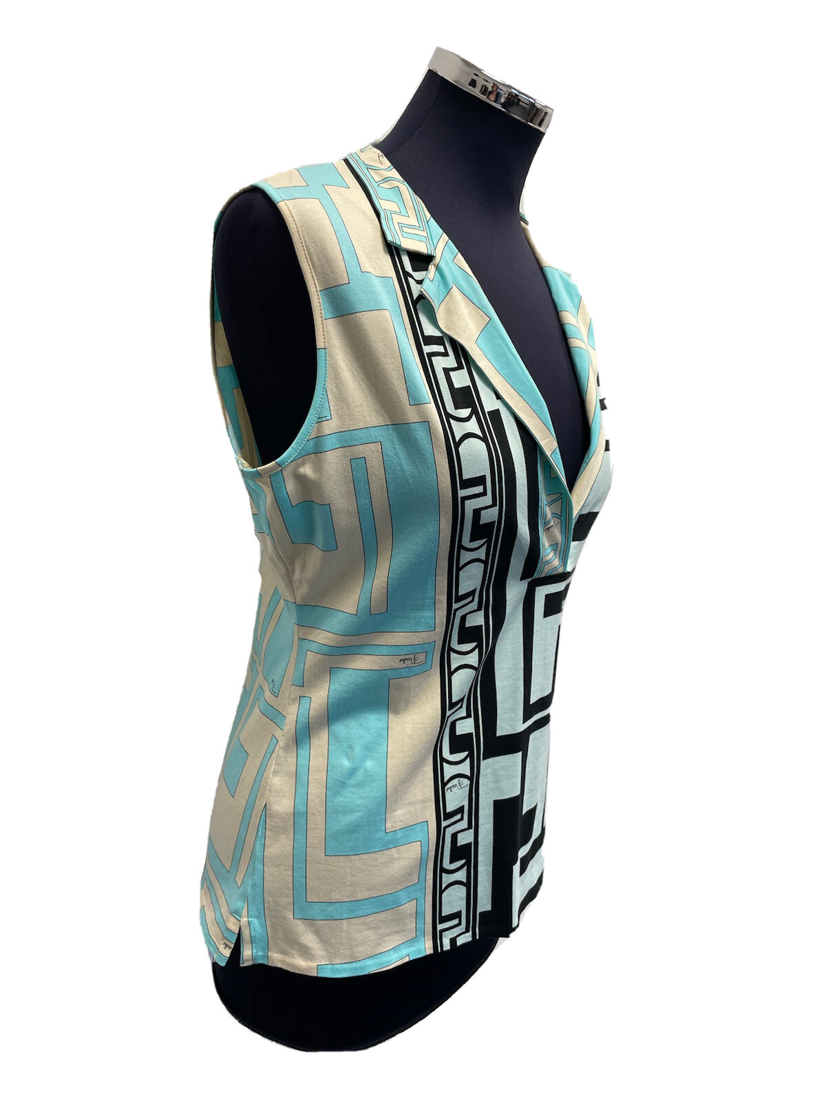 EMILIO PUCCI SHIRT TOP WOMEN SHIRT SHIRT VINTAGE JHA293