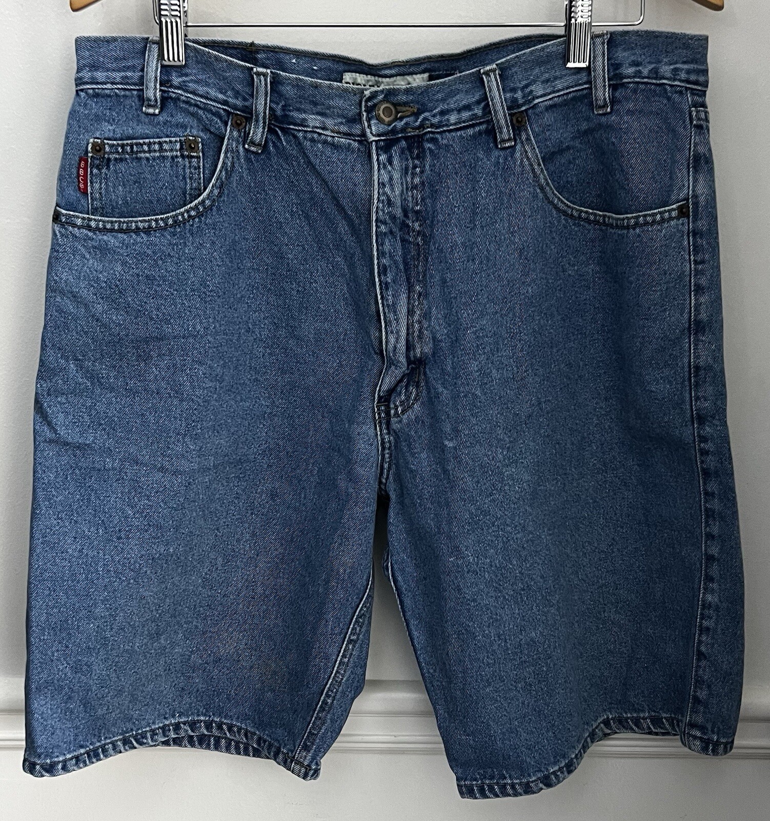 Vintage Bugle Boy Women’s Denim Jean Blue 760 Shorts Retro Size 38 W