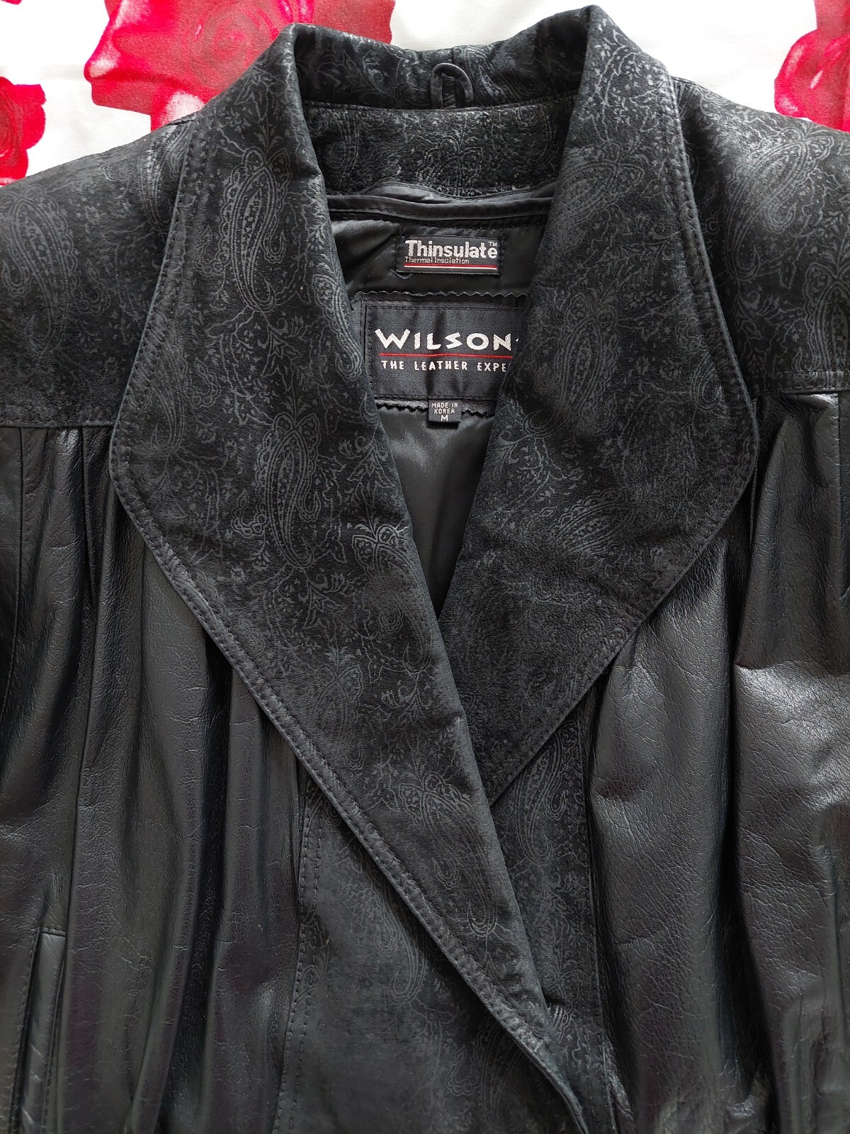Vintage Wilson’s Leather Jacket Womens Size Medium 80s/90s Thinsulate