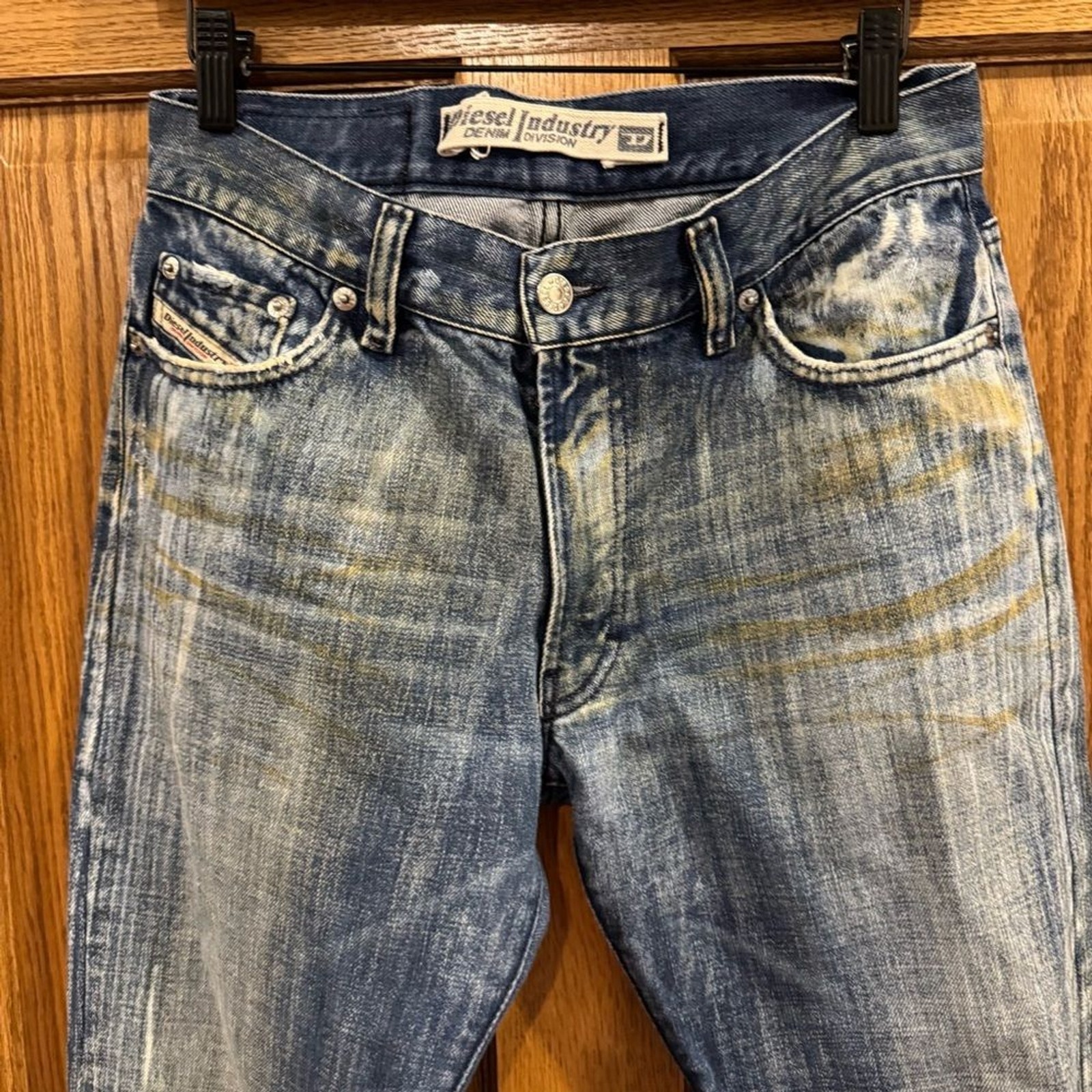 Diesel “Fanker” Made in Italy low rise jeans. Y2K 2001. Size 30