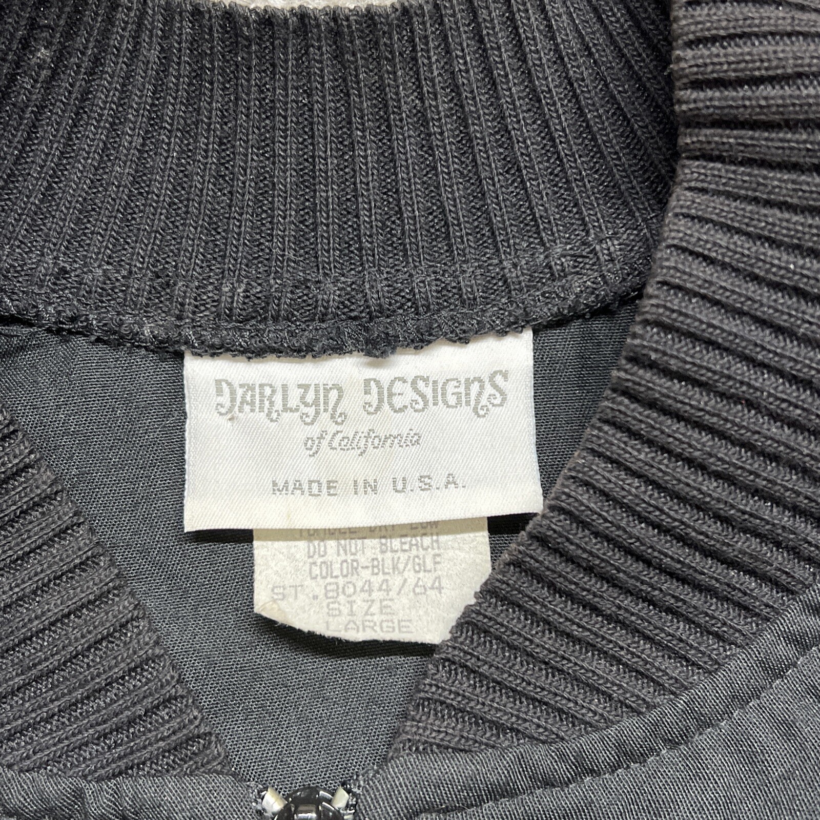 Vintage 1970’s Darlyn Designs Of California Women’s Golf Star Jacket Made In USA