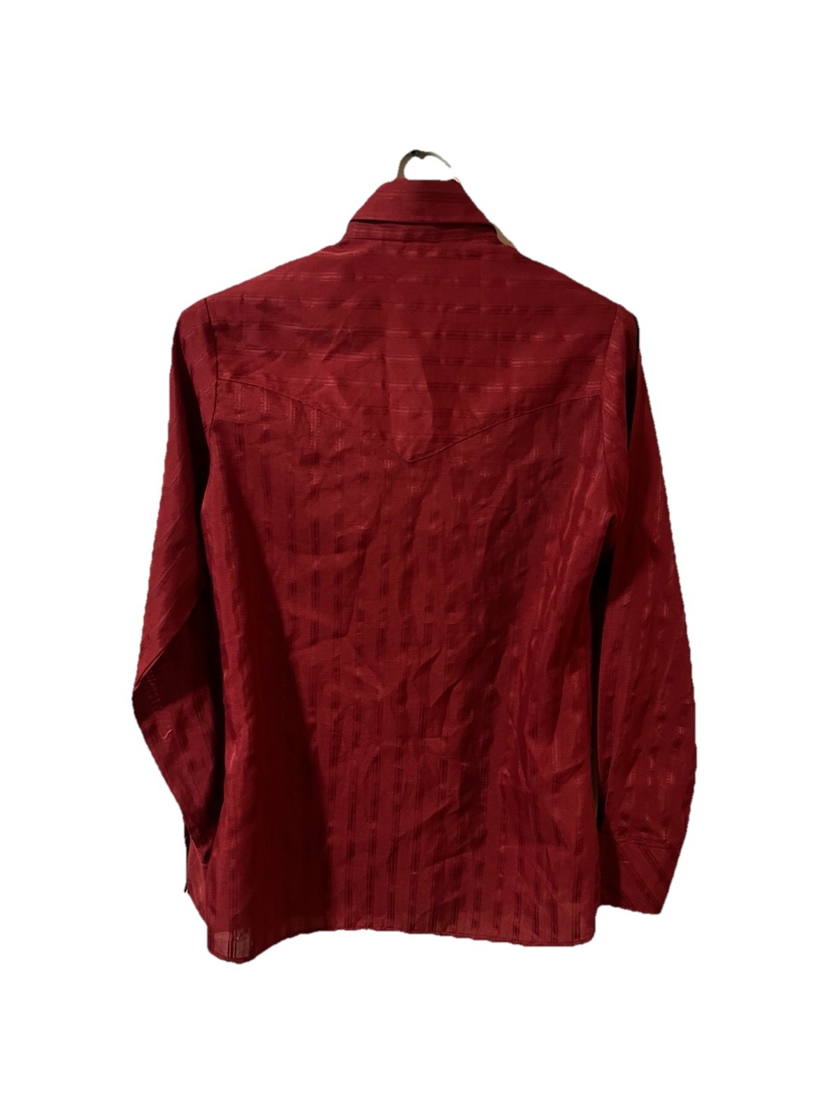 Vintage Miller Western Wear Womens / Juniors Red Snap Shirt 11/12