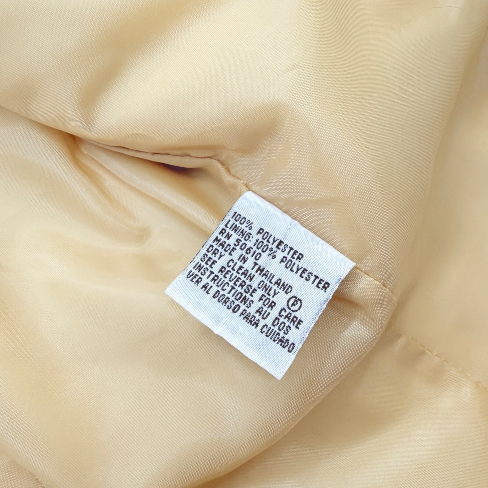 VTG Kasper 2PC Pant Suit Linen Look Pleated Lined Pockets Yellow Career Size 6P