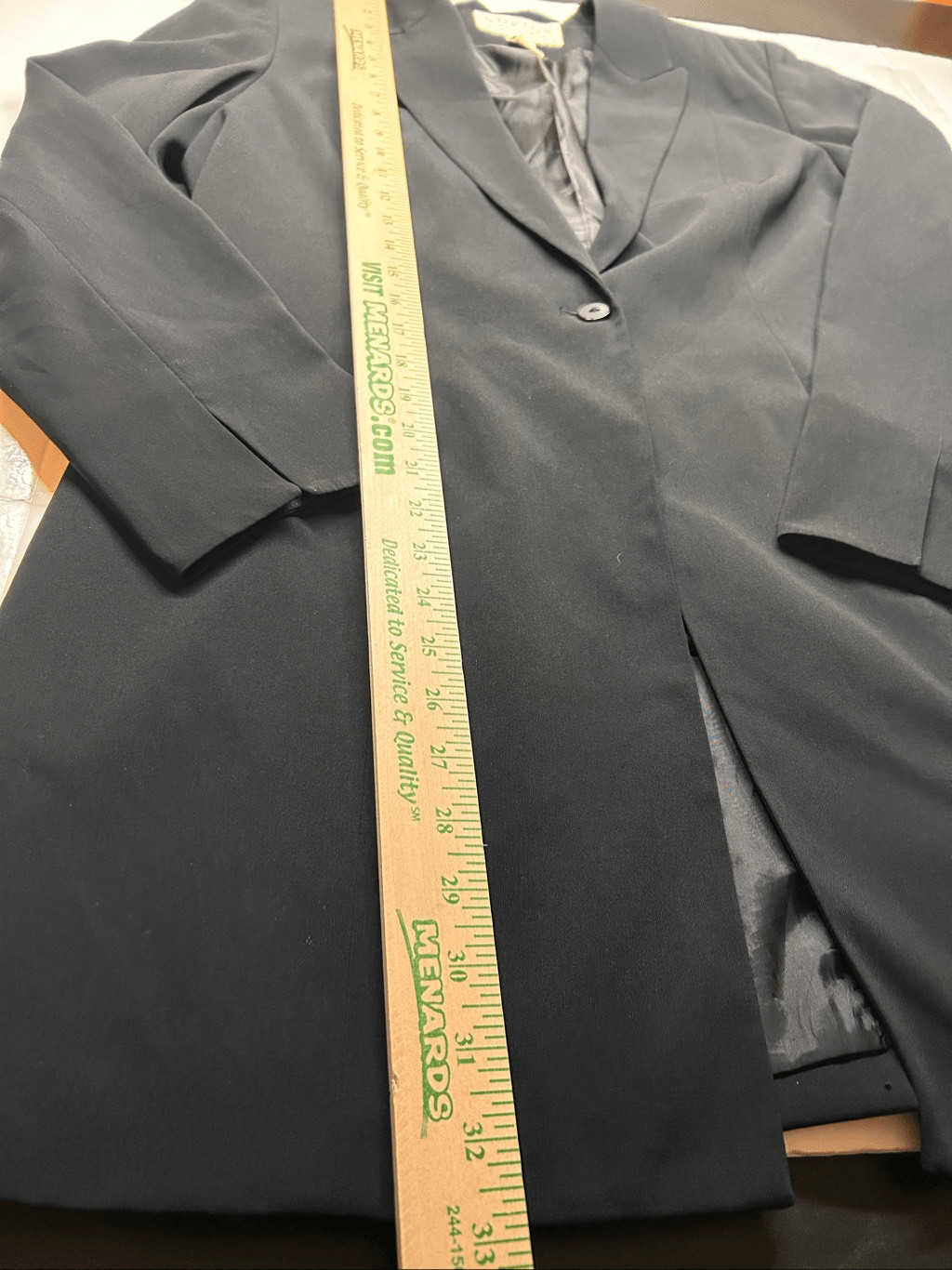 Norton McNaughton Classic Timeless Black One Button Blazer Jacket Women’s Size 1
