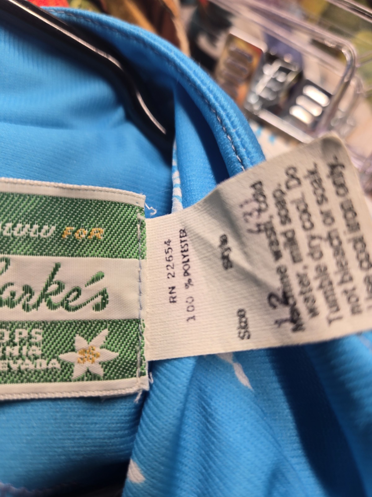 Vintage Waltah Clarke’s Hawaiian Aloha Dress w1054