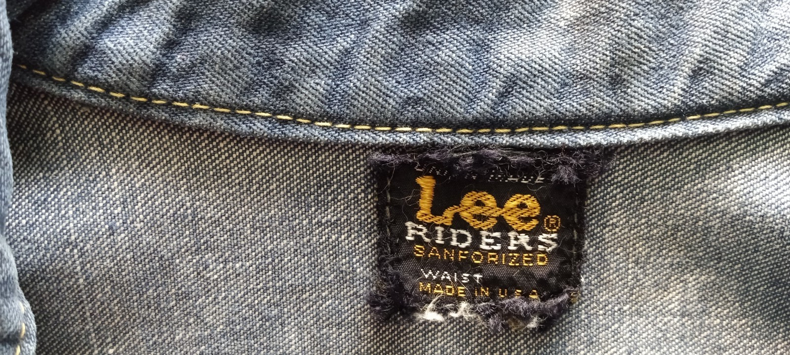 XS Woman’s OR Large Youth True Vintage 60s Lee Riders Sanforized Denim Jacket