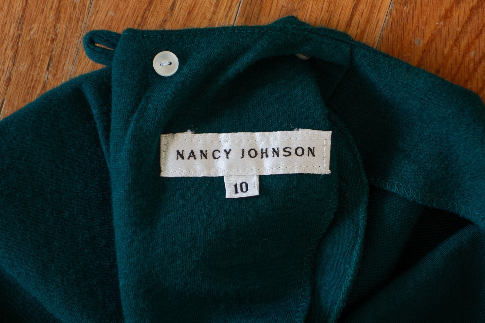 Vintage Nancy Johnson Long Sleeve Knit Wool Blend Maxi Dress, W’s 10 Teal