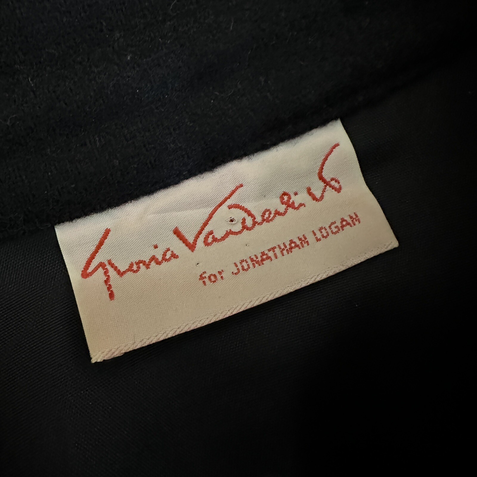 Vintage Gloria Vanderbilt Jonathan Logan Wool Duster Jacket Shirt Dress