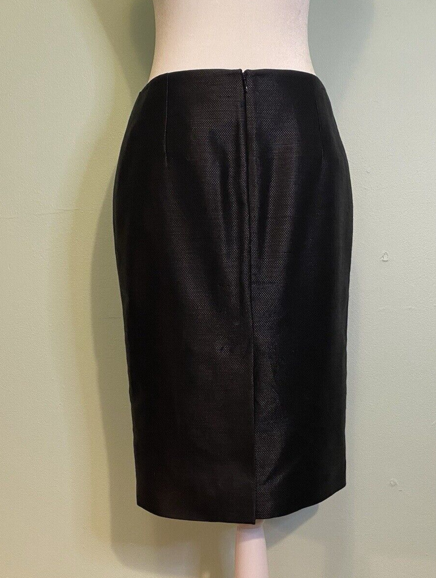 VTG ALEXANDER MCQUEEN 2006 BLACK WIGGLE SKIRT Sz 40
