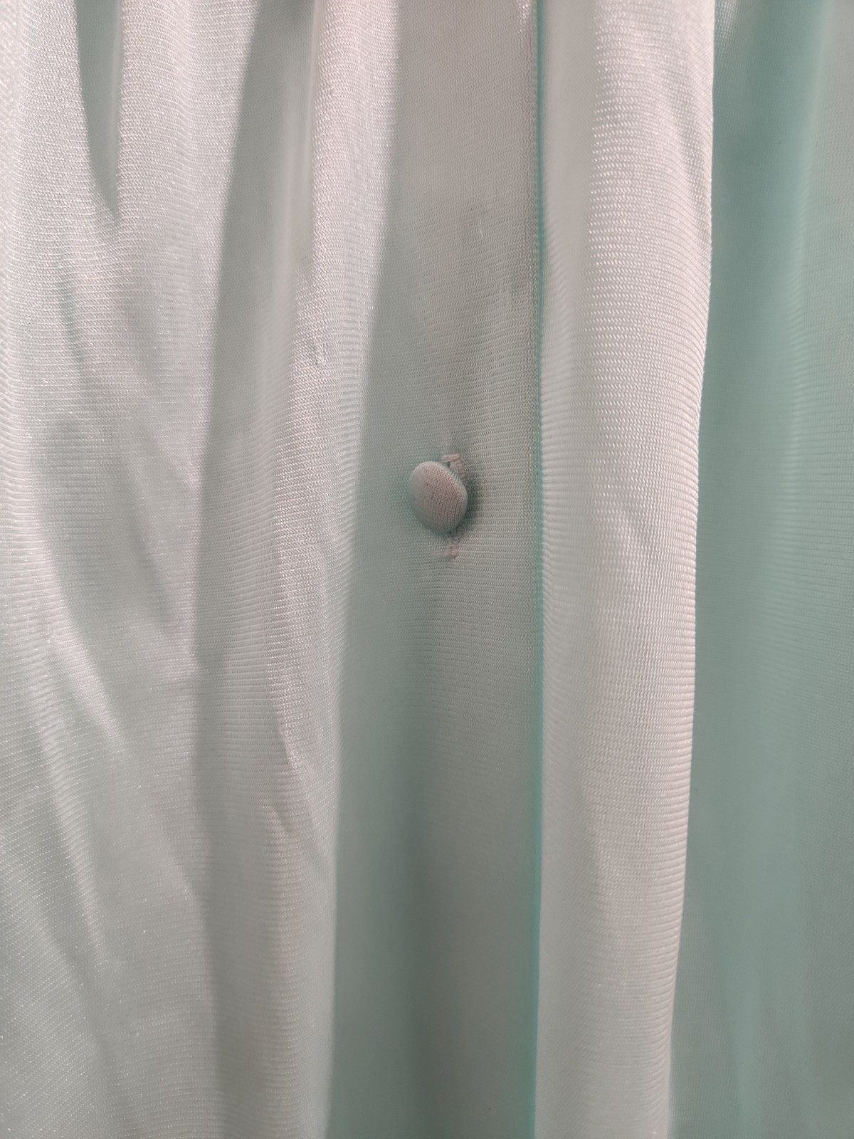 VTG Vassarette Sz 1X Robe Blue Nylon Grannycore Night Gown Made In USA Nwt Plus