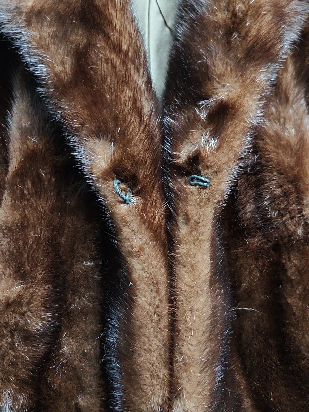 Vintage Brown Mink Fur Shawl 1950s Furs by Robert Women’s Lined Mono Collar