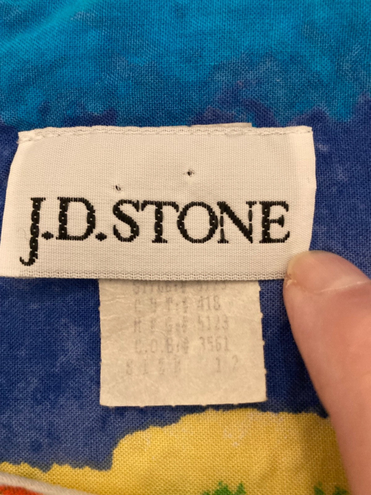 Vintage J. D. Stone womens midi/maxi dress made in USA sz. 10/12 runs small