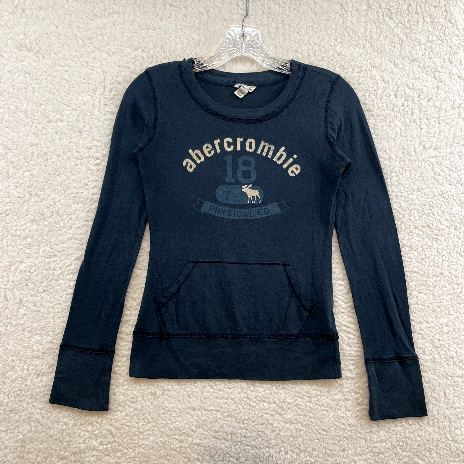 Y2K Vintage Abercrombie Top XS Small Bella Swan Fairy Grunge Sporty Whimsigoth